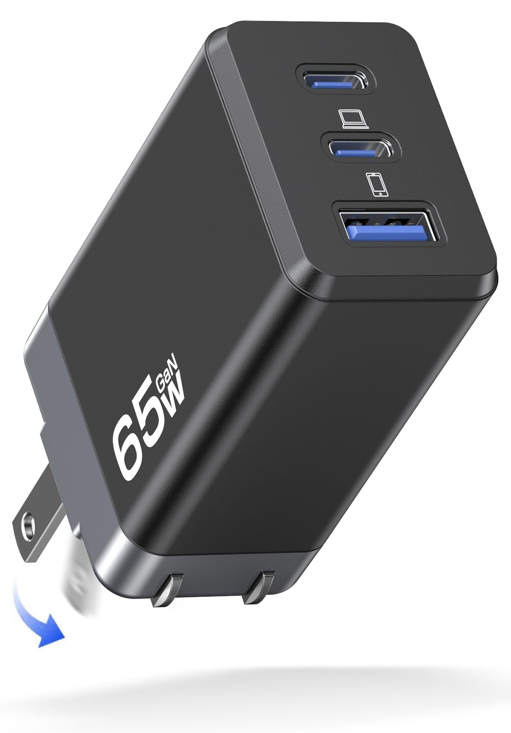 Amazon | PD 充電器 65w [業界超軽量·超小型] type-c usb 三台同時充電